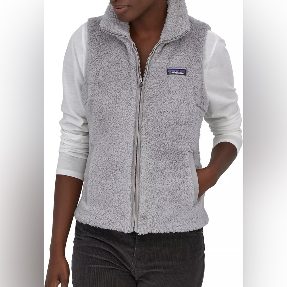 Women’s Patagonia Los Gatos Fleece Vest in Grey